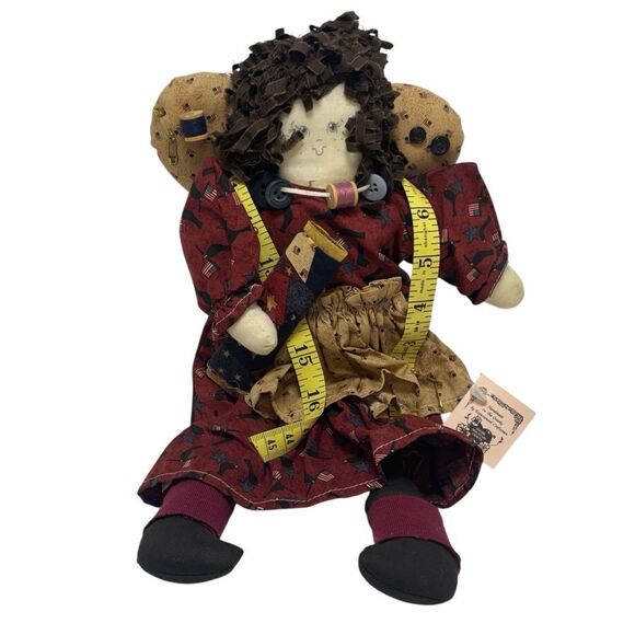 Vintage Ozark Mountain Crafts by Char Selena the Seamstress Angel 14.5" Tall - Picture 1 of 12